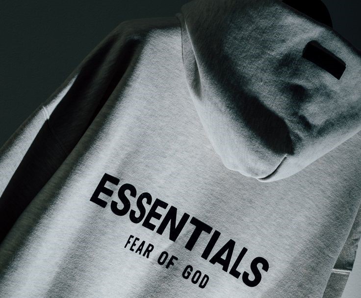 Grey Essentials Hoodie