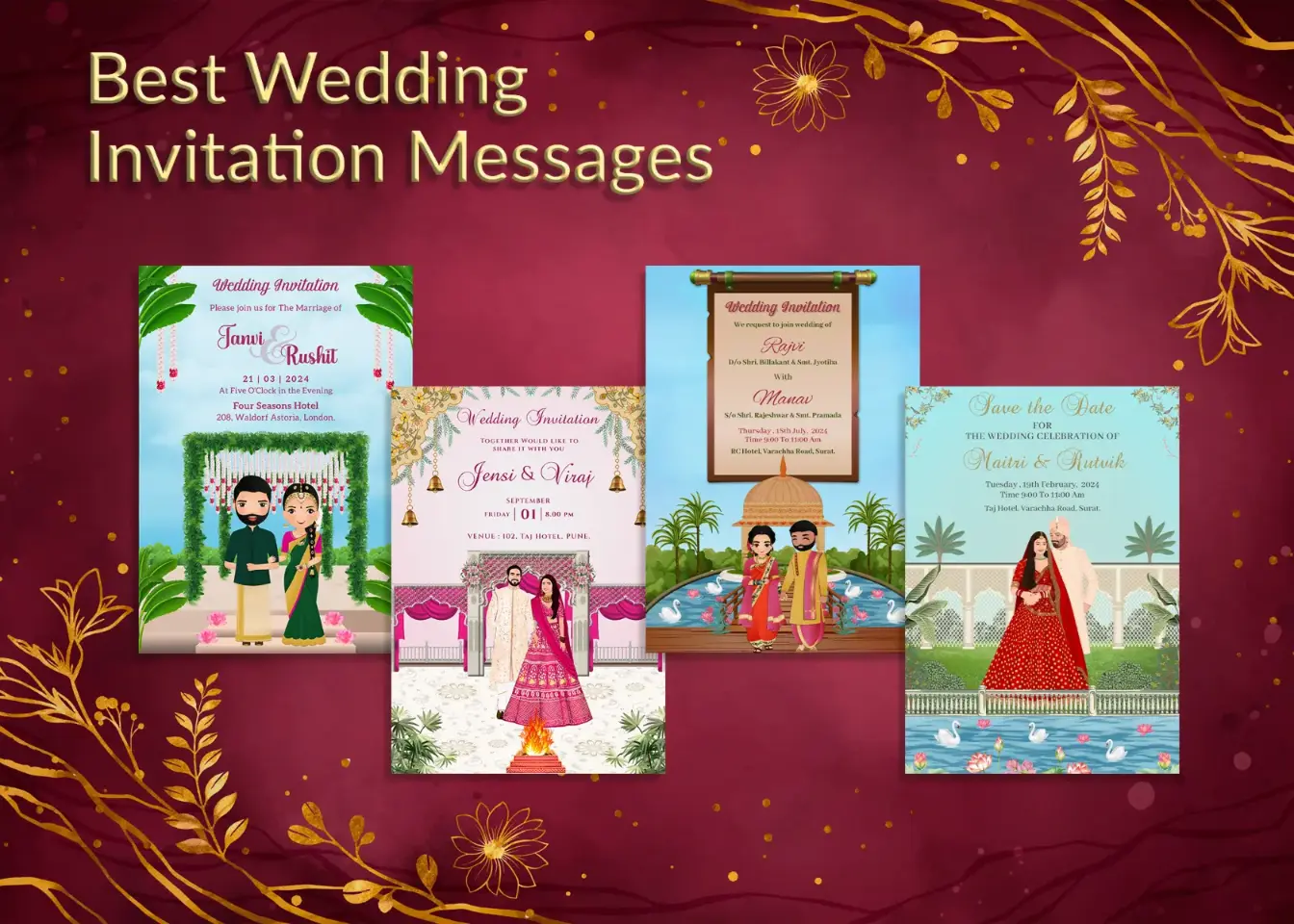 wedding invitation message