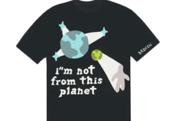 Broken Planet Market I m Not From This Planet T-shirt Black