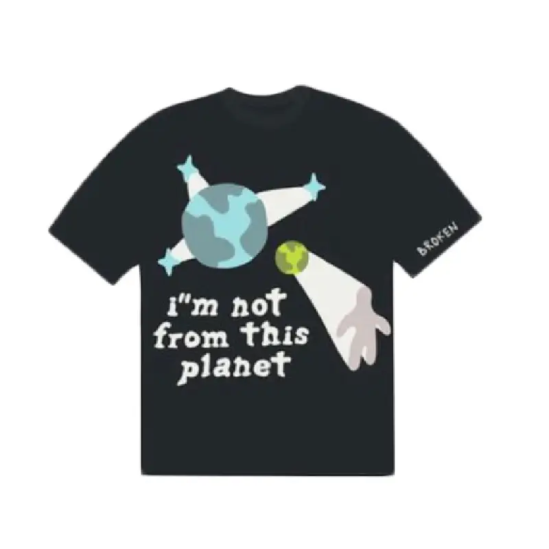 Broken Planet Market I m Not From This Planet T-shirt Black