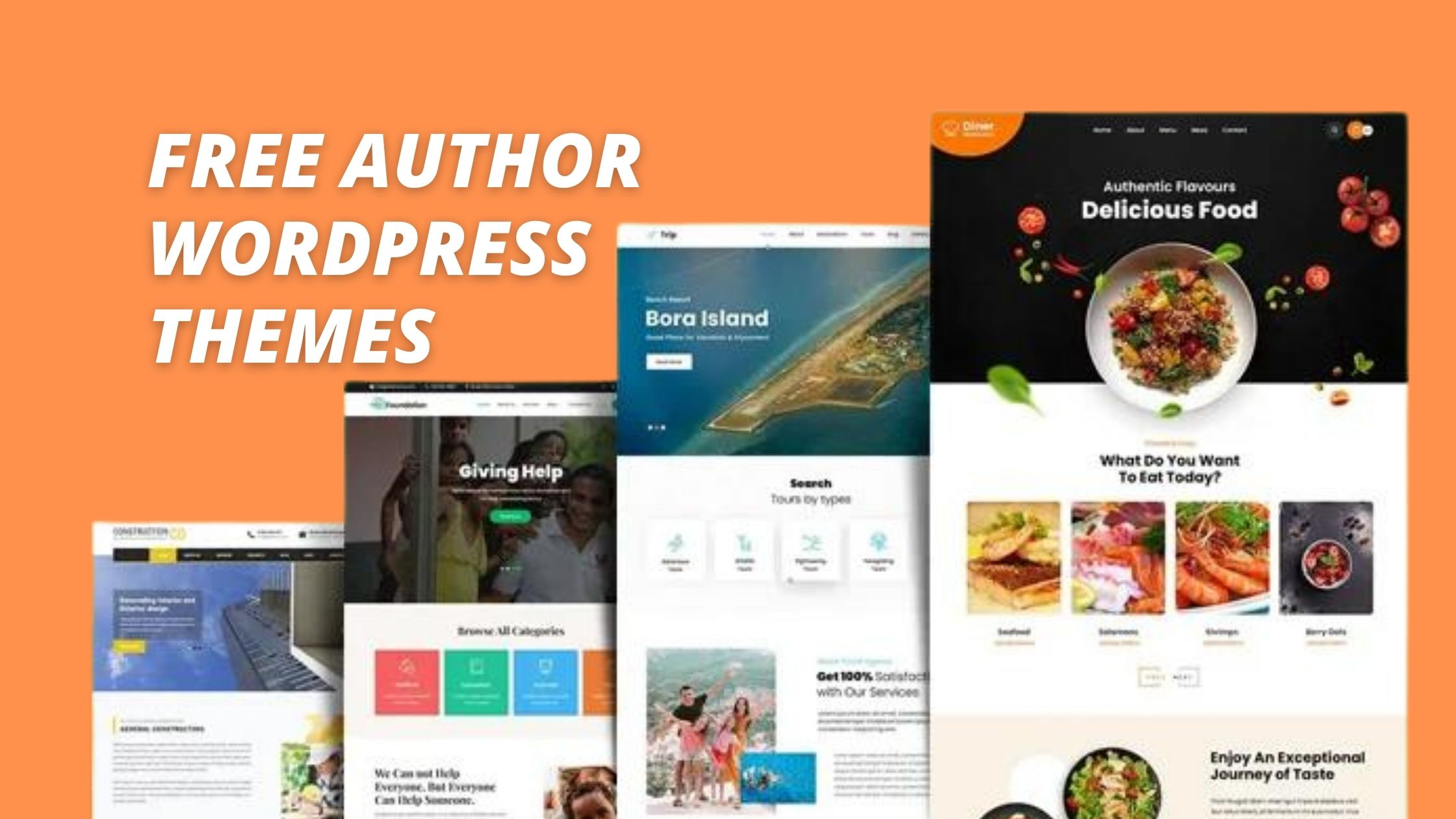 WordPress themes for authors