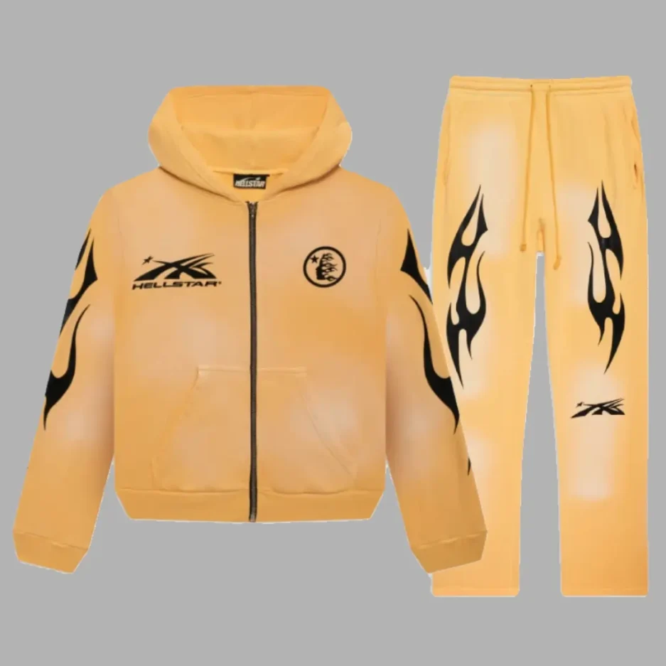 Yellow Hellstar Sport Tracksuit shop and buy now