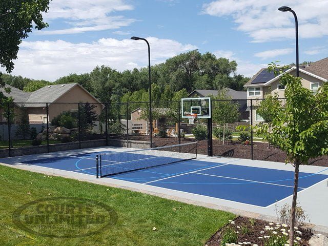 Install a pickleball court