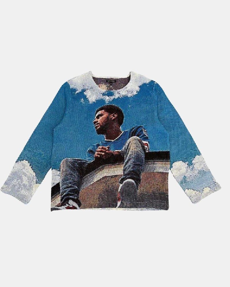 Fashionable J. Cole Tapestry Sweater