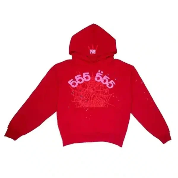 Red Sp5der Hoodie A Streetwear Icon