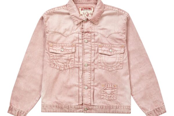 True Religion Denim Trucker Jacket Pink