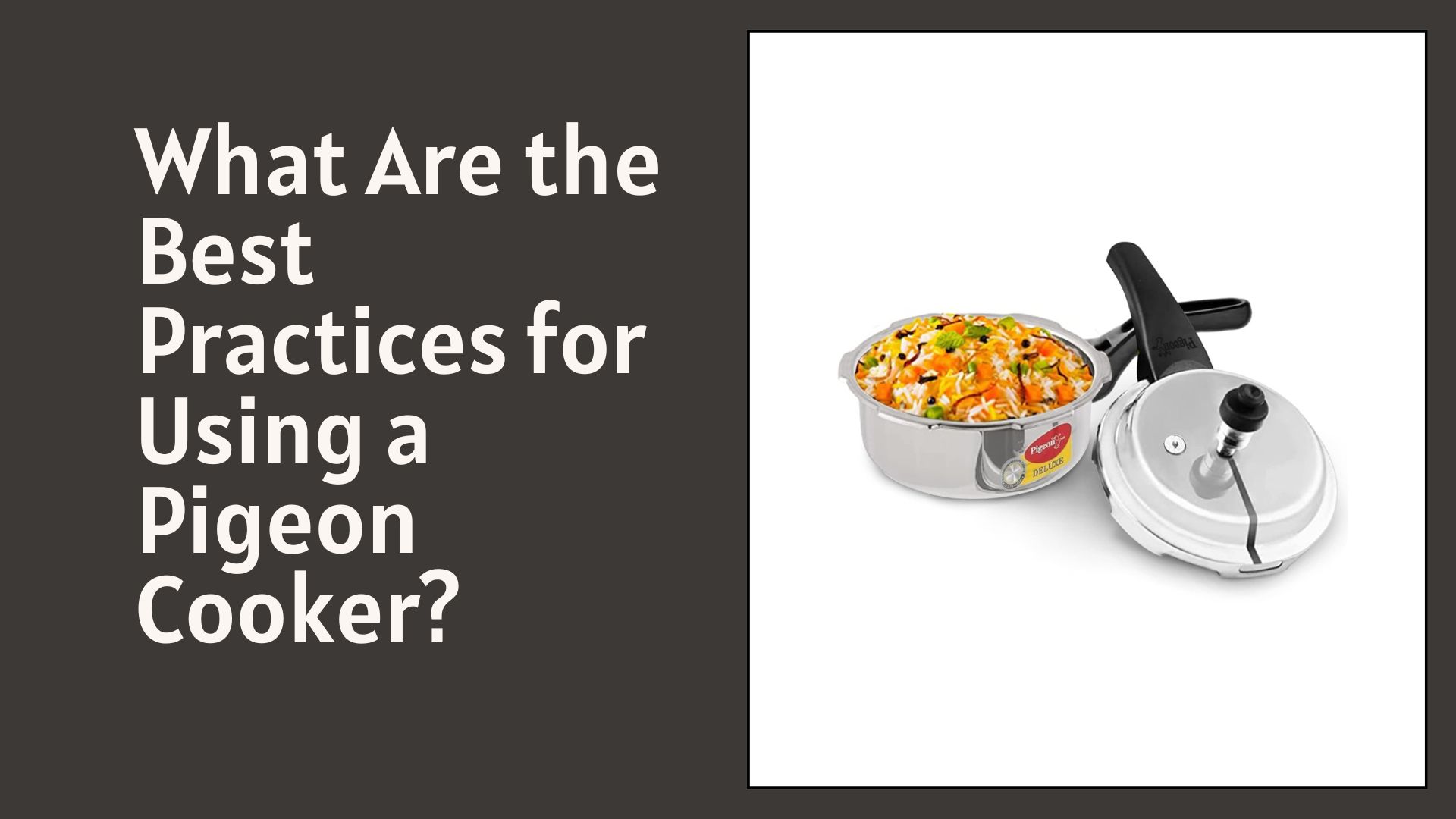 What Are the Best Practices for Using a Pigeon Cooker?