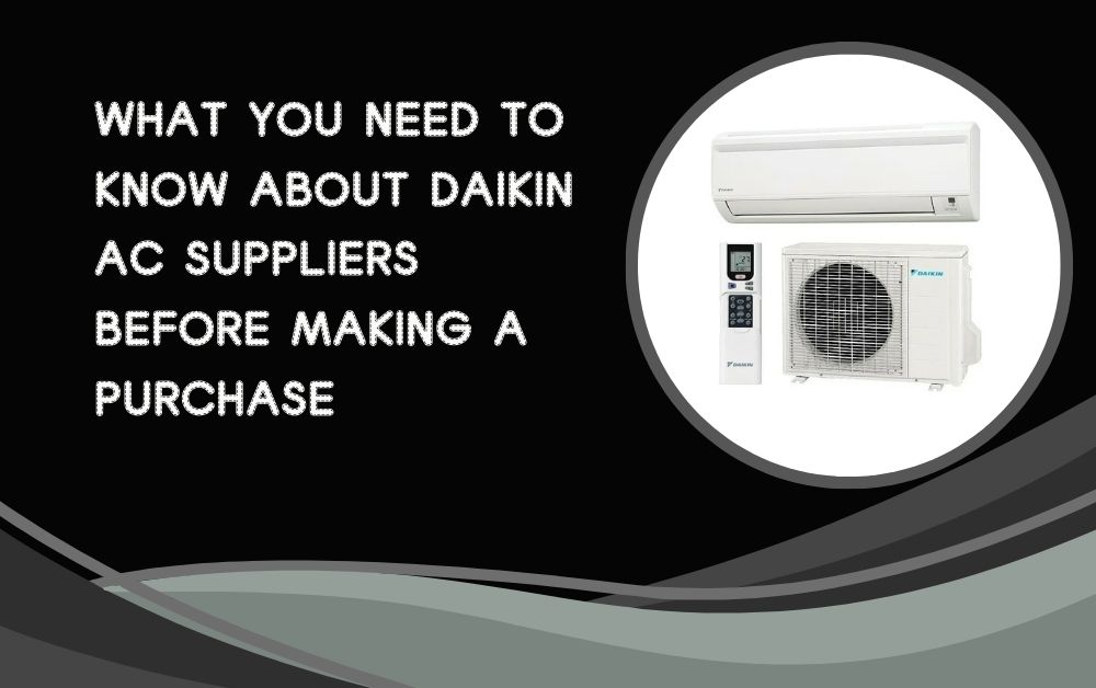 Daikin AC suppliers in UAE