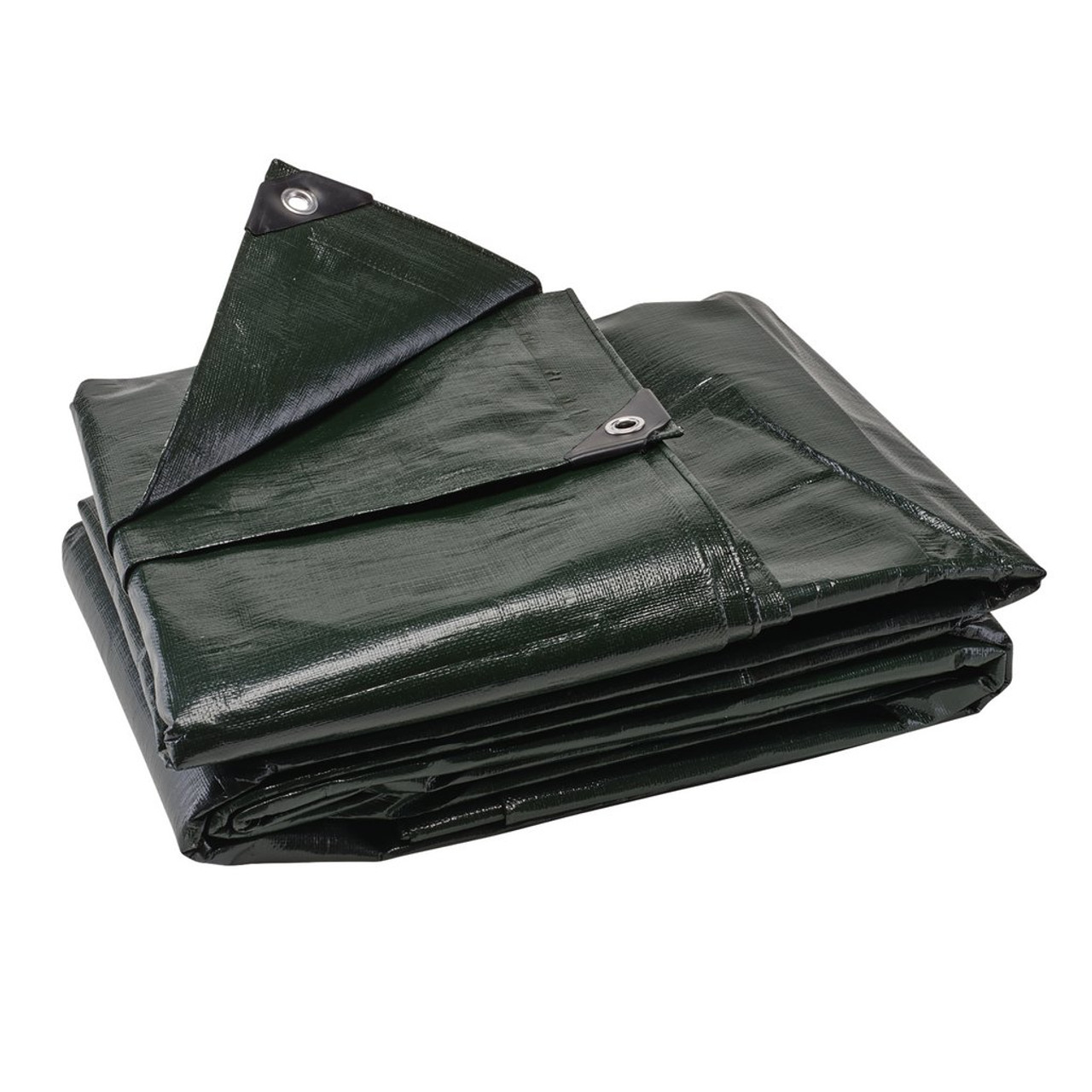 black tarpaulin