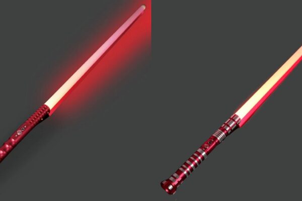 double bladed lightsaber red