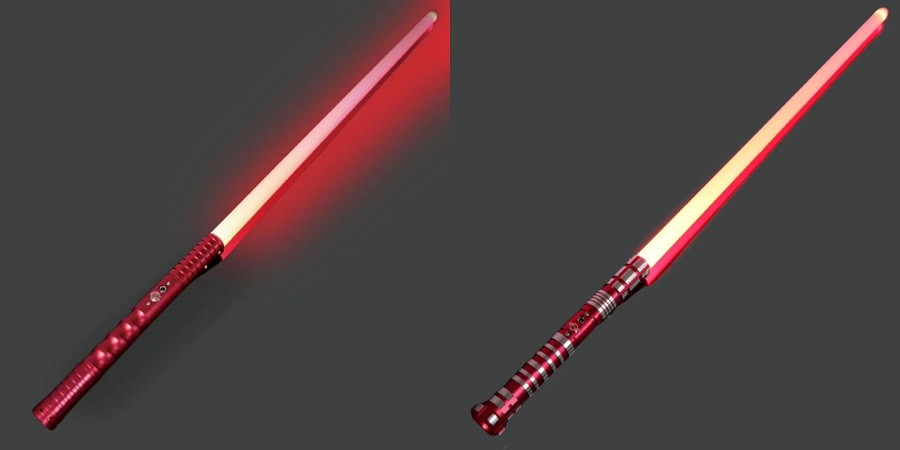 double bladed lightsaber red