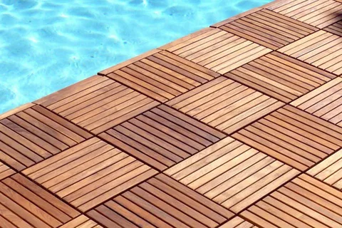 Outdoor Wooden Deck Flooring in Dubai